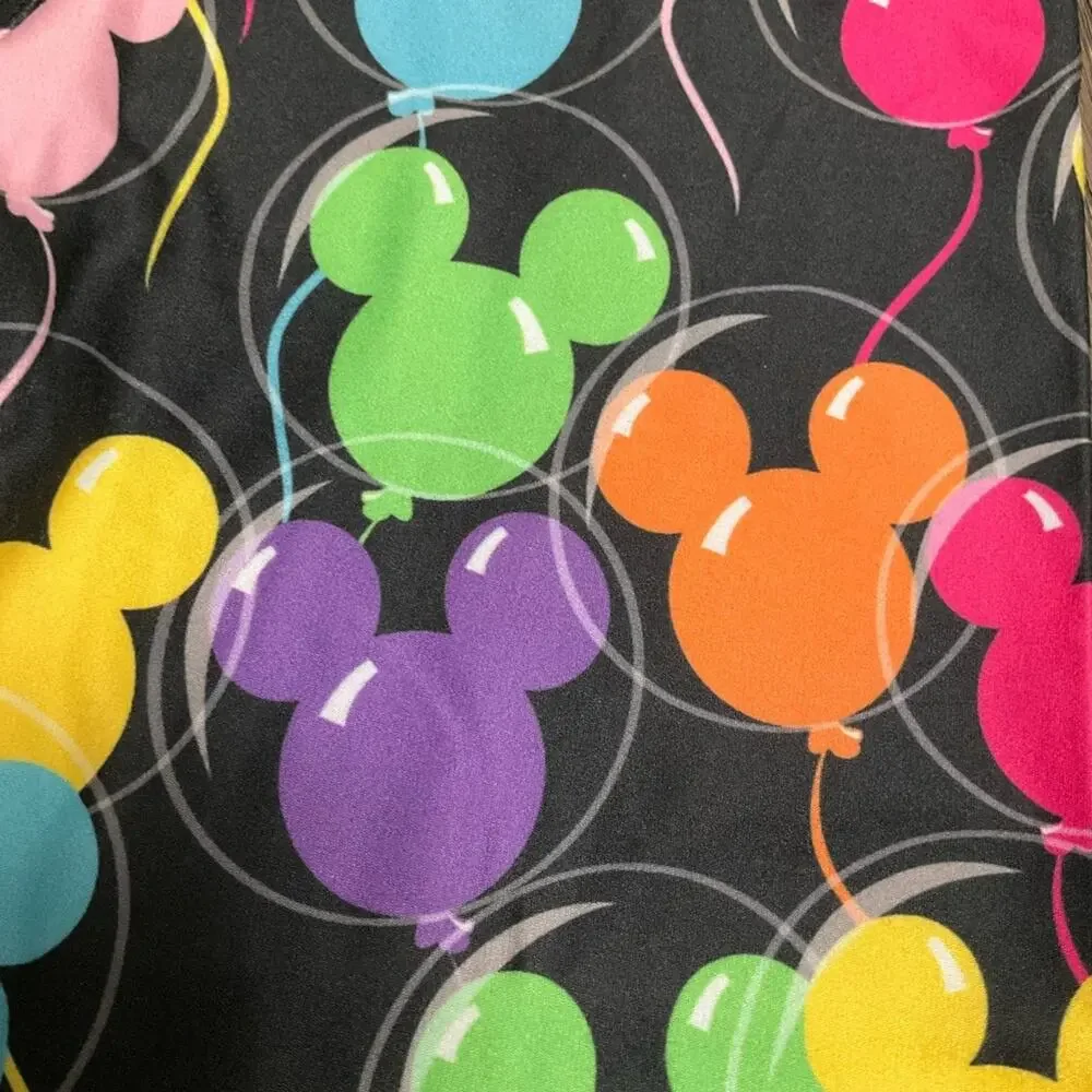 Disney Multicolor Mickey Mouse Balloon Leggings Size XS NWT